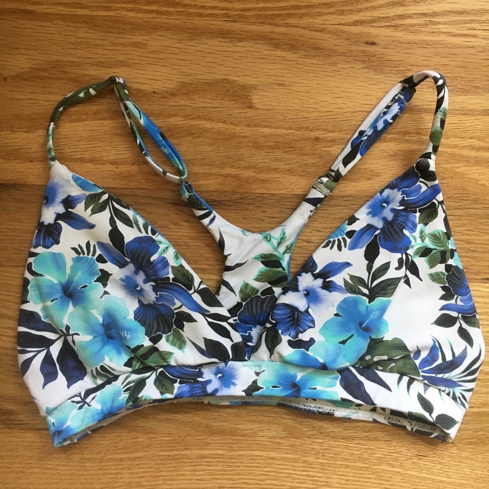 Midori Blue Hibiscus Cosabella Top